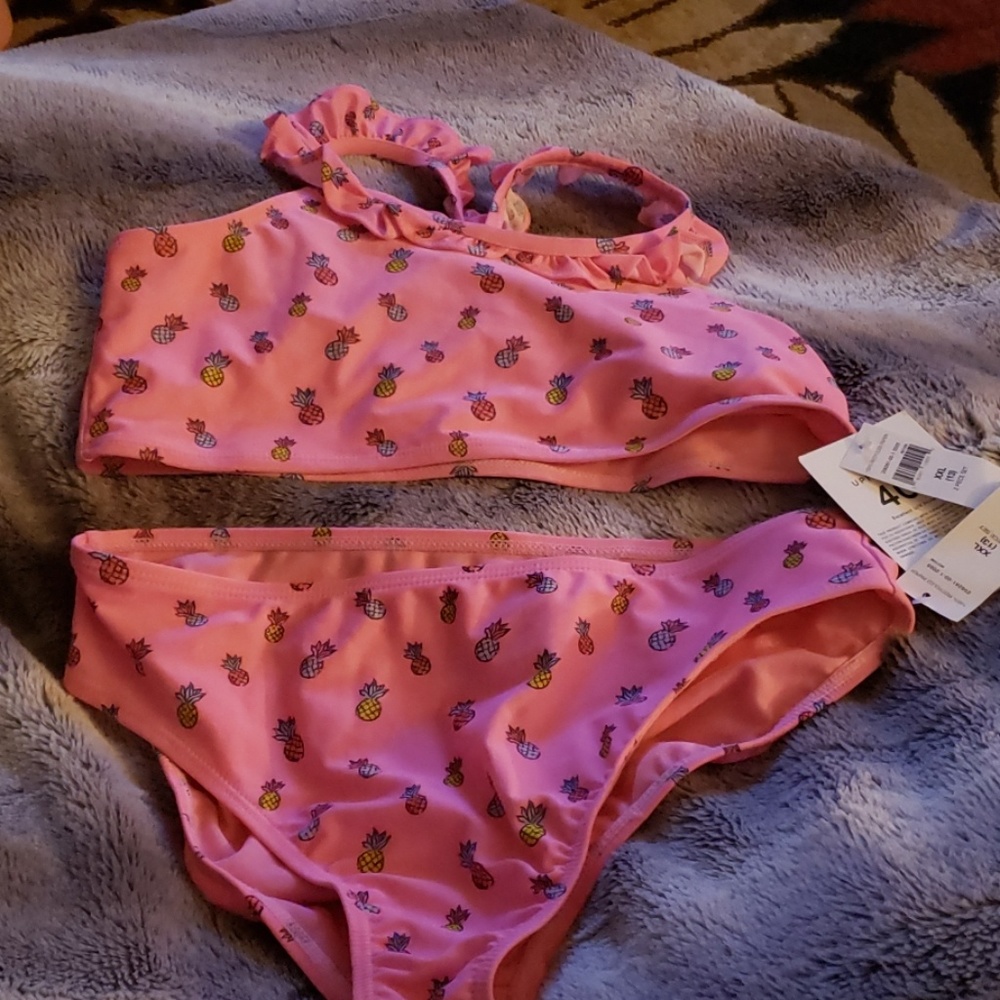 Pineapple GAP pink 2 piece swimsuit  BNWT